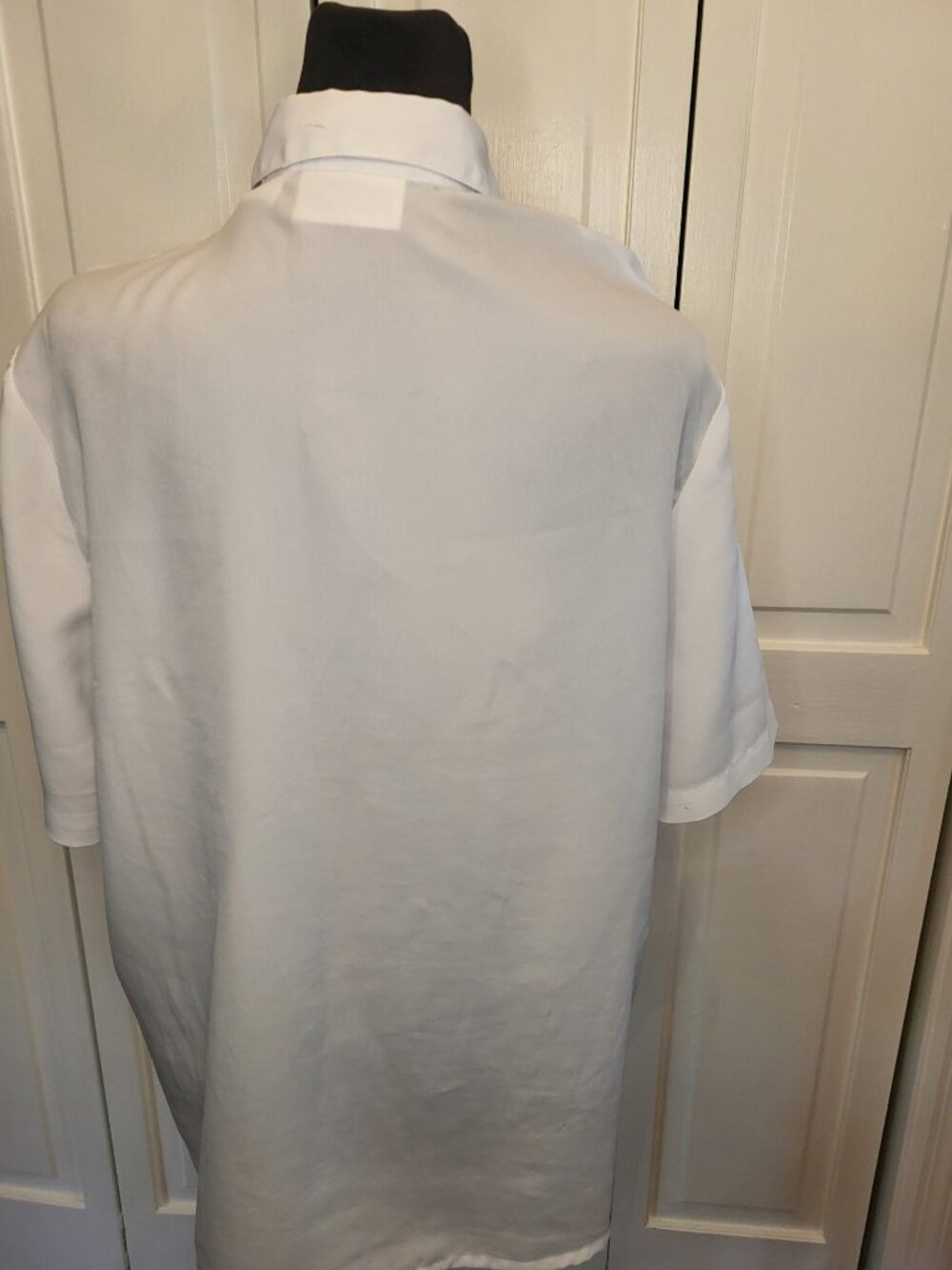 Christie & Jill Vintage 90s White Button Up Pintucking 12 Twee Retro Old Money - Picture 2 of 9